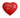 Heart balloons 12 Fashion Solid red with I Love You print