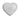 Heart balloons 6 Satin Pearl silver