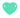 Heart balloons 6 Fashion Solid green